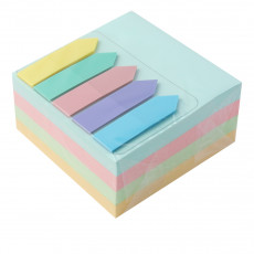 Набор клейкой бумаги для заметок и этикеток-закладок Pastel