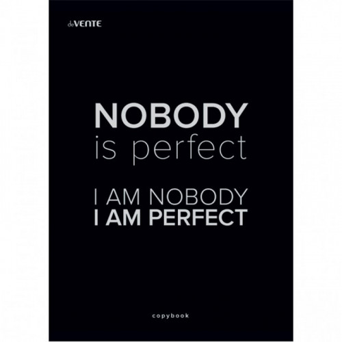 Тетрадь Nobody is perfect!
