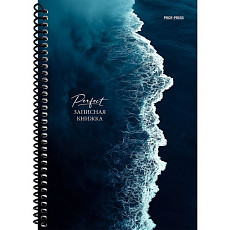 Записная книжка А5, 80л. МОРСКАЯ ПЕНА - 5 (ЗК80-3017) на спирали, обл. мелов. картон Записная книжка А5, 80л. МОРСКАЯ ПЕНА - 5 (ЗК80-3017) на спирали, обл. мелов. картон