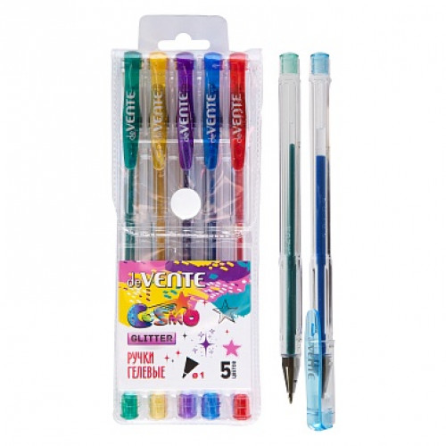 Набор гелевых ручек с блестками Cosmo Glitter