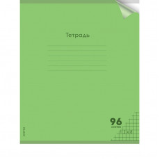 Тетрадь КЛЕТКА 96л. цвет.пласт.обл. plastic cover НЕОН GREEN (96-1370) 1 дизайн Тетрадь КЛЕТКА 96л. цвет.пласт.обл. plastic cover НЕОН GREEN (96-1370) 1 дизайн