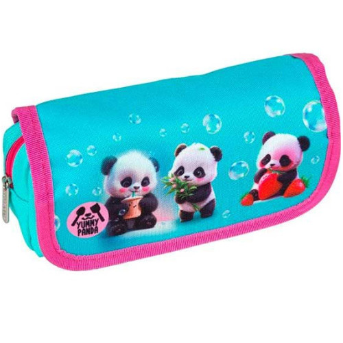 Пенал прямоугольный с верхней створкой на липучке Yummy Panda
