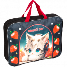 Папка для тетрадей, ИЗО и технологии Kawaii Cat