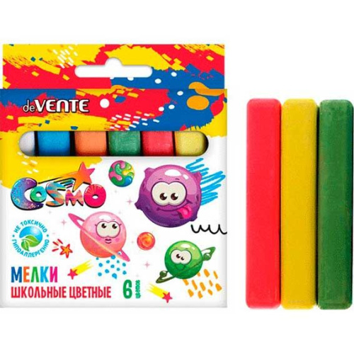 Мелки цветные школьные Cosmo