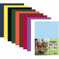 Картон цветной