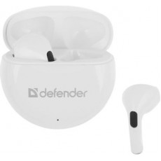 Беспроводная гарнитура DEFENDER Twins 930, TWS, Bluetooth, белый (1/40)