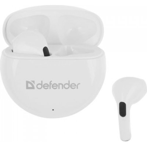 Беспроводная гарнитура DEFENDER Twins 930, TWS, Bluetooth, белый (1/40)
