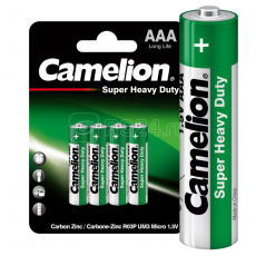 Элемент питания CAMELION R03 Green (4бл) (48/1152) Элемент питания CAMELION R03 Green (4бл) (48/1152)
