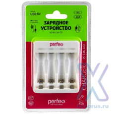 Зарядное устройство Perfeo PF-UN-410 Ni-MH/CD, 5V, 4 слота, AA/AAA (1/80) Зарядное устройство Perfeo PF-UN-410 Ni-MH/CD, 5V, 4 слота, AA/AAA (1/80)
