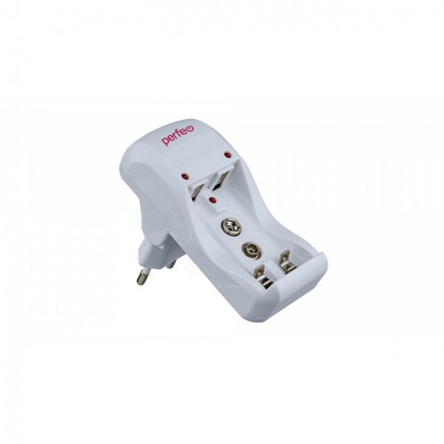 Зарядное устройство Perfeo PF-VN-210 Ni-MH/CD, 220V, 2 слота, AA/AAA/9V, таймер (1/80)