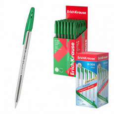 Ручка шариковая ErichKrause® R-301 Classic Stick 1.0, цвет чернил зеленый (в коробке по 50 шт.)