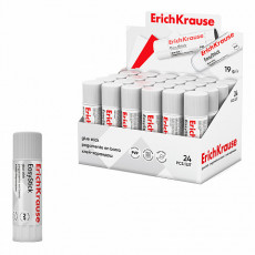 Клей-карандаш ErichKrause® Standard, 19г (в коробке-дисплее по 24 шт.)