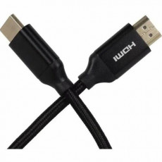 Кабель RITMIX RCC-151, черный, HDMI M/M, 2.0V, 30AWG, CCS, омедненный, позол.контакты, 1,8 м. (1/125)