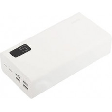 Perfeo Powerbank MOUNTAINS 40000 mAh/LED дисплей/PD + QC 3.0/Type-C/4 USB/Выход: 3A, max 22.5W/White
