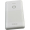 Perfeo Powerbank 10000 mah + Micro usb /In Micro usb /Out USB 1 А, 2.1A/ White