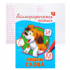 КАЛЛИГРАФИЧЕСКАЯ ПРОПИСЬ А5. альбомная. ПИШЕМ БУКВЫ И ЦИФРЫ