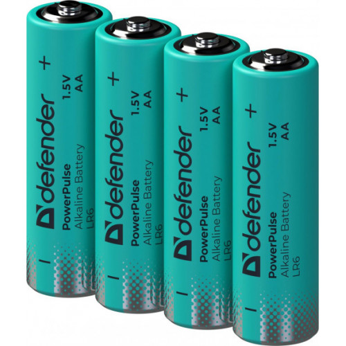 Батарейка алкалиновая LR6-40box AA, бокс, 40 шт., PowerPulse DEFENDER