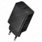 BOROFONE BAS74A/ Сетевое ЗУ/PD + QC 3.0/ 2 USB: Type-C + Type-A/ Выход: 20W + 18W/ Black