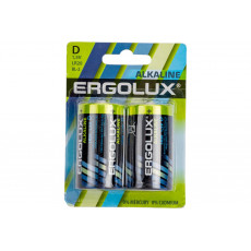 Ergolux..LR20 Alkaline BL-2 (LR20 BL-2, батарейка,1.5В) Ergolux..LR20 Alkaline BL-2 (LR20 BL-2, батарейка,1.5В)