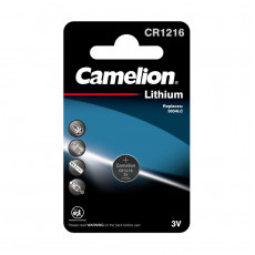 Camelion CR1216 BL-1 (CR1216-BP1, батарейка литиевая,3V)