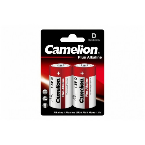Элемент питания CAMELION LR20 Plus Alkaline BPL-2 (10/720)