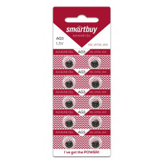Элемент питания SMARTBUY AG13 BL10 (10/100/2000)