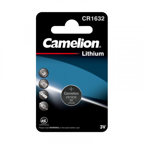 Camelion CR1632 BL-1 (CR1632-BP1, батарейка литиевая,3V)