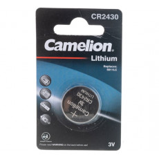 Camelion CR2430 BL-1 (CR2430-BP1, батарейка литиевая,3V)