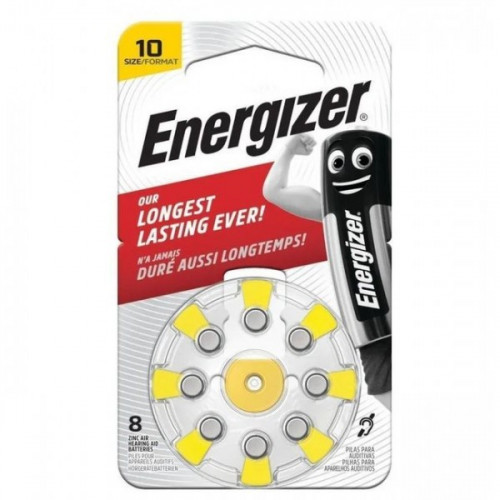 Элемент питания ENERGIZER ZA 10 (8бл) (для слуховых аппаратов) (8/48/192)