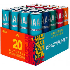 AAA щелочная батарейка CP LR03 Eco Alkaline (20 шт.) циан.