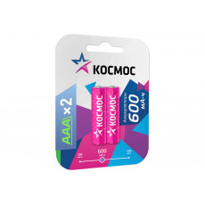 Аккумулятор КОСМОС R03 (600 mAh) BL2 (2/24/288)