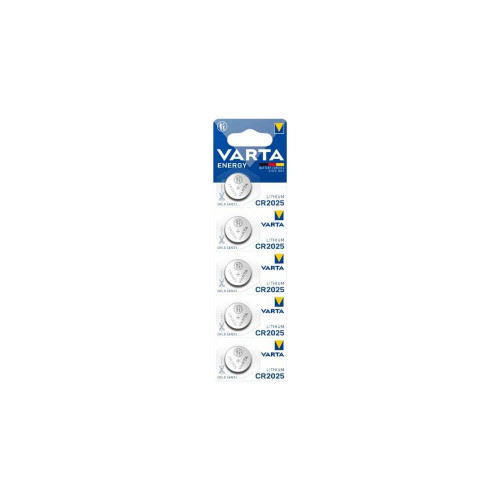 Батарейка Varta ENERGY CR2025 BL5 Lithium 3V (6025) (5/100/500)
