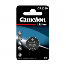 Camelion CR2330 BL-1 (CR2330-BP1, батарейка литиевая,3V)
