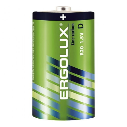 Ergolux R20 SR2 (R20SR2, батарейка,1.5В)