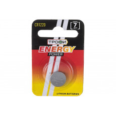 Элемент питания Трофи CR1220-1BL ENERGY POWER Lithium (10/240/34560)