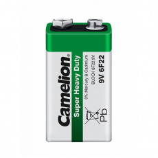 Camelion 6F22 SR-1 (6F22-SP1G, батарейка,9В)