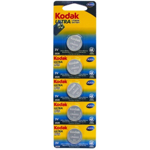 Элемент питания KODAK "Ultra" CR 2032, литиевая, 1шт.