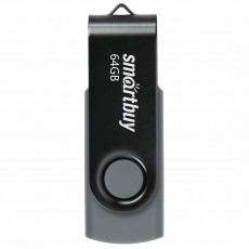 Память Smart Buy Twist  64GB, USB 2.0 Flash Drive, черный