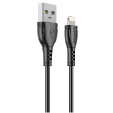 Кабель USB - микро USB Borofone BX51, 1.м, 2.4A, пластик,  цвет: черный (1/360)