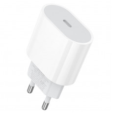 BOROFONE BA100A/ Сетевое ЗУ/ PD/ 1 разъём Type-C/ Выход: 20W/ белый