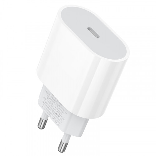 BOROFONE BA100A/ Сетевое ЗУ/ PD/ 1 разъём Type-C/ Выход: 20W/ белый