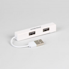 USB - Xaб Smartbuy 4 порта, белый (SBHA-408-W) (1/5)