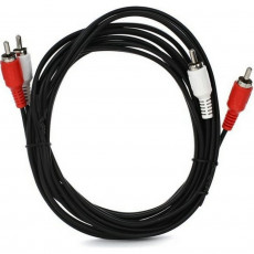 Кабель соединительный VCOM 2xRCA (M) / 2xRCA (M), чёрный, 3 м. (1/200) Кабель соединительный VCOM 2xRCA (M) / 2xRCA (M), чёрный, 3 м. (1/200)