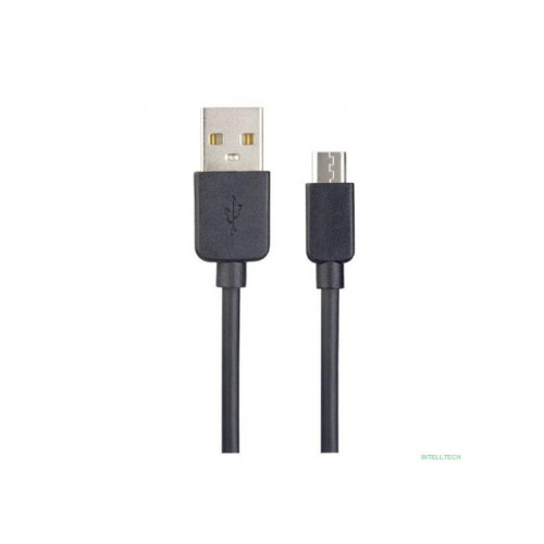 PERFEO Кабель USB A вилка - Micro USB вилка, 2.4A, черный, длина 1 м., Micro ONE (U4006)