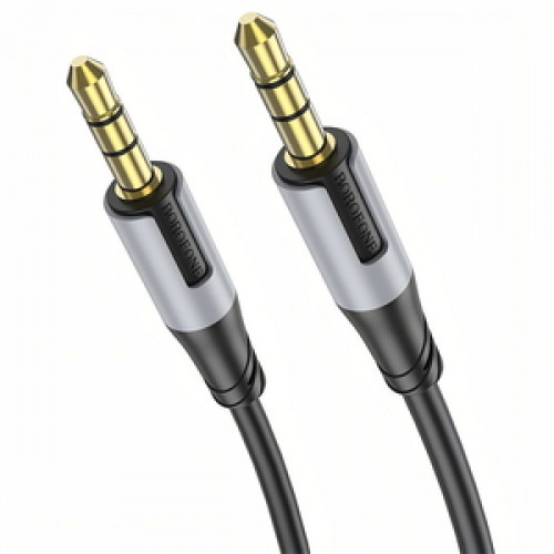 BOROFONE BL19/ AUX аудио кабель/3.5 mm jack - 3.5 mm jack/ 1m/ Black