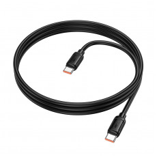 HOCO X115/ PD кабель Type-C-Type-C/ 1m/ 5A/240W/ Black