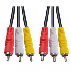 PERFEO Кабель 3xRCA вилка - 3xRCA вилка, длина 1,5 м. (R3103) PERFEO Кабель 3xRCA вилка - 3xRCA вилка, длина 1,5 м. (R3103)