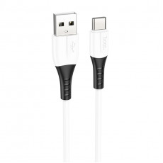 HOCO X82/ USB кабель Type-C/ 1m/ 3A/ Силикон/ White HOCO X82/ USB кабель Type-C/ 1m/ 3A/ Силикон/ White