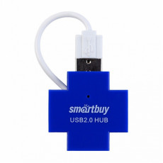 USB - Xaб Smartbuy 4 порта голубой (SBHA-6900-B) (1/5)