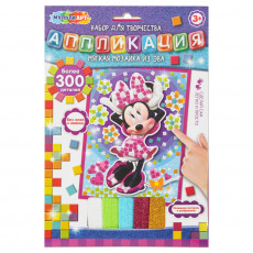 Аппликация мягкая мозаика из эва мышка МУЛЬТИ АРТ в кор.100шт
